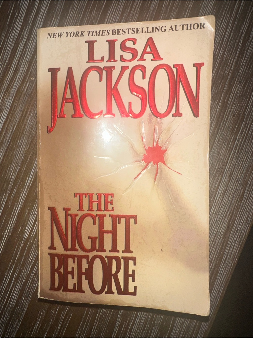 Lisa Jackson The Night Before paperback book